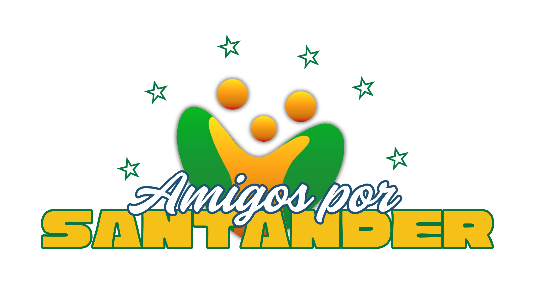 Logo Amigos por Santander